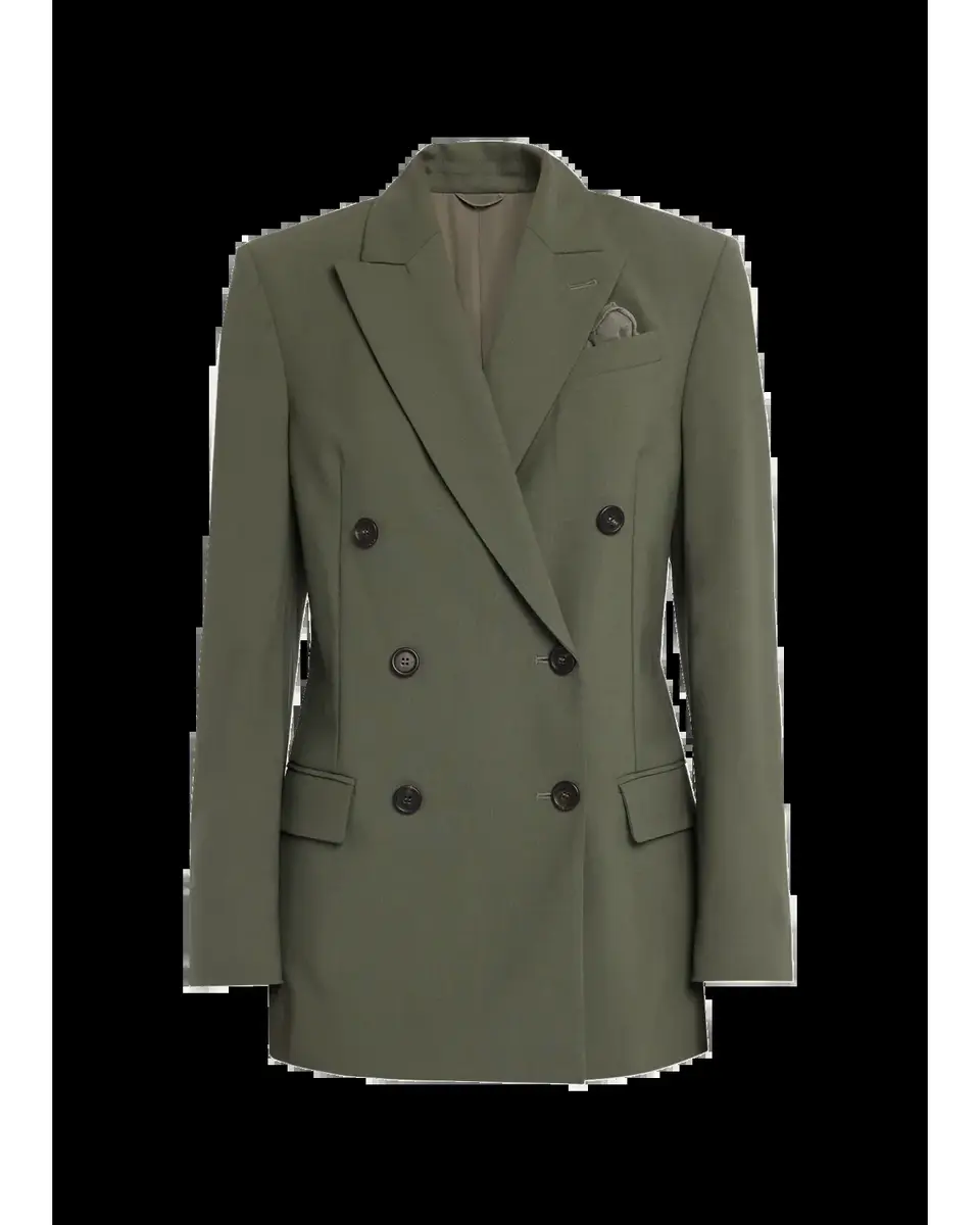 Brunello Cucinelli Tropical Luxury Wool Double-Breasted Jacket | Thumbnail 2 Brunello Cucinelli Tropical Luxury Wool Double-Breasted Jacket | Thumbnail 2