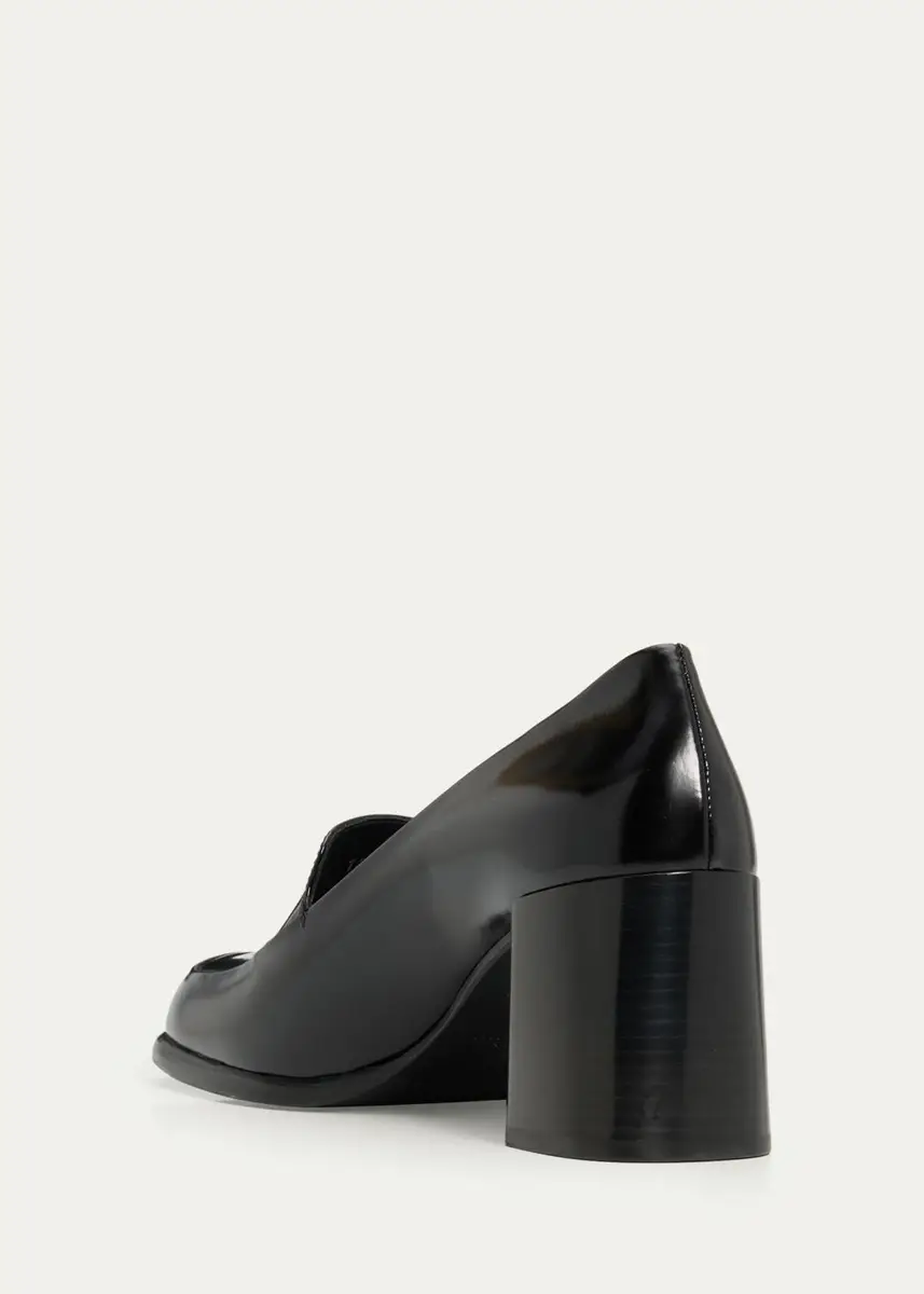Prada 65mm Mocassini Leather Loafer Pumps | Thumbnail 4