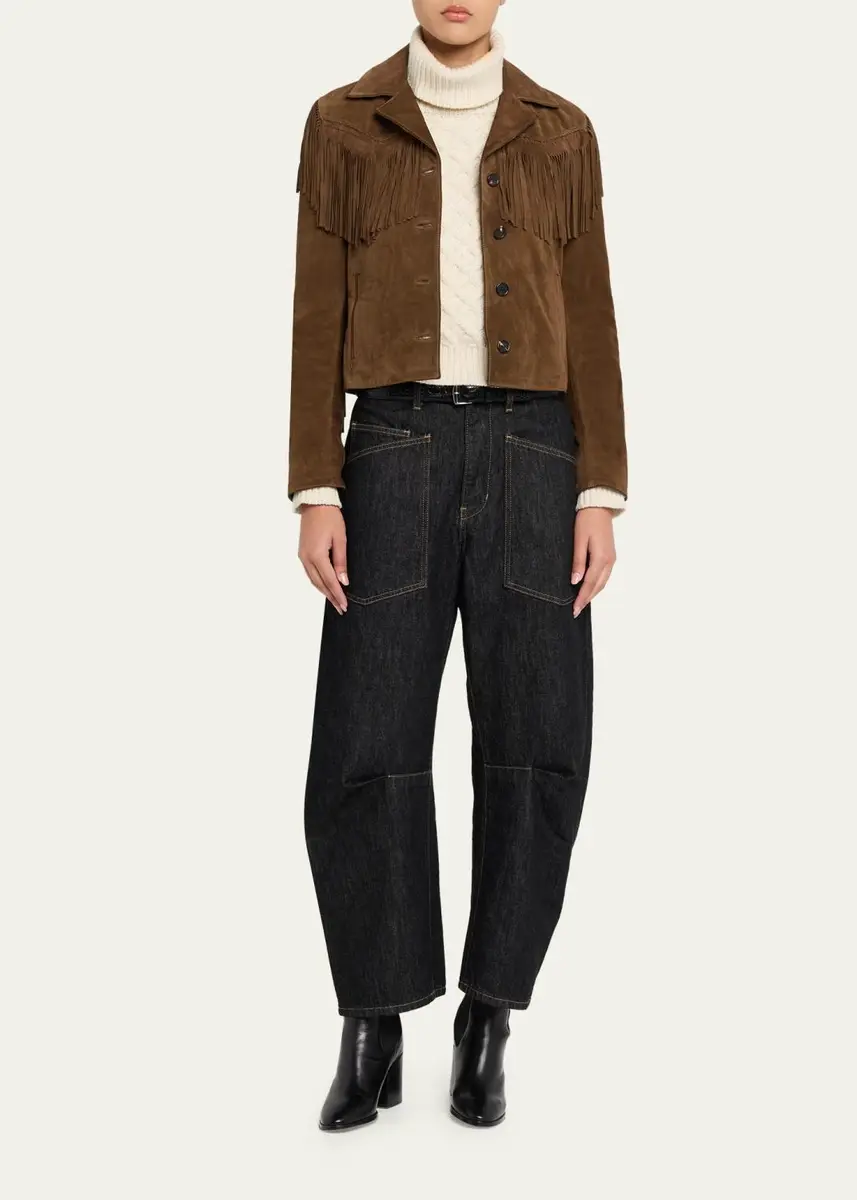 Nili Lotan Shon Barrel-Leg Denim Jeans | Thumbnail 2