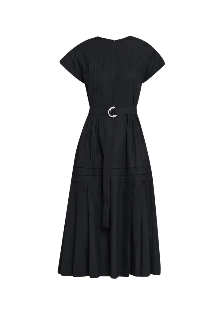 3.1 Phillip Lim Pleated Poplin Midi Dress | Image 1 3.1 Phillip Lim Pleated Poplin Midi Dress | Image 1