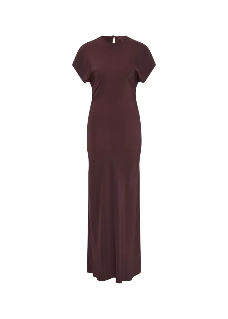 SIR. Noria Silk Cap-Sleeve Gown | Image 1 SIR. Noria Silk Cap-Sleeve Gown | Image 1