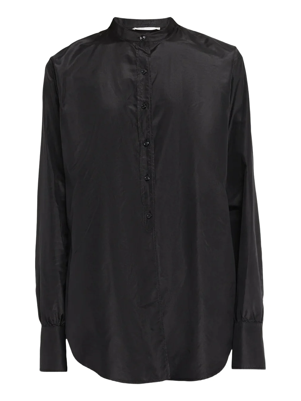 The Row Lula Silk Taffeta Button-Down Top