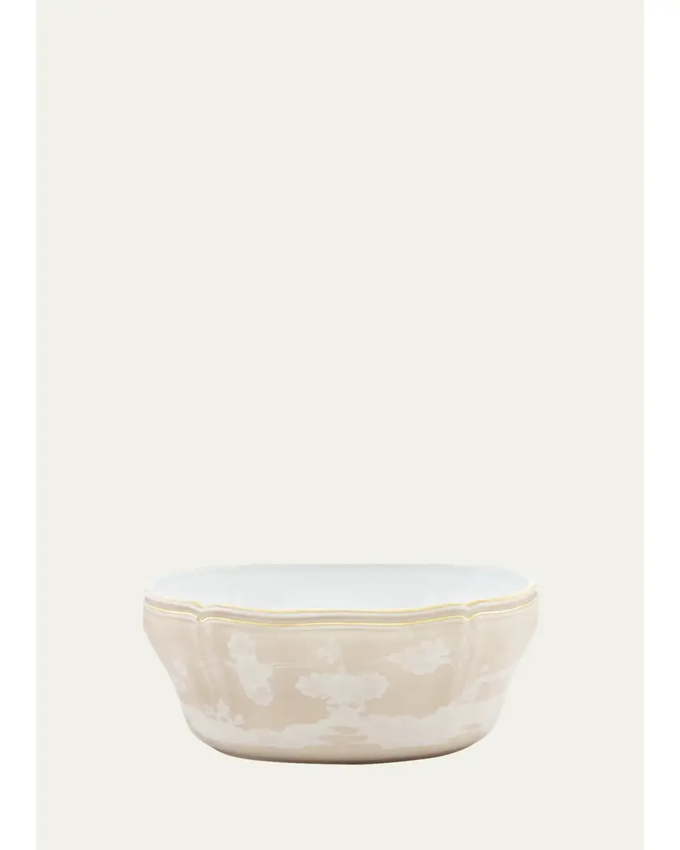 GINORI 1735 Meringa Botanical Porcelain Salad Bowl | Image 1 GINORI 1735 Meringa Botanical Porcelain Salad Bowl | Image 1