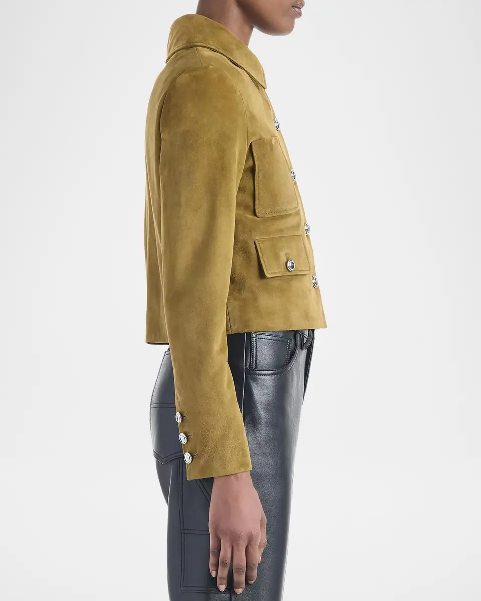Altuzarra Astley Single-Breasted Suede Jacket | Thumbnail 6