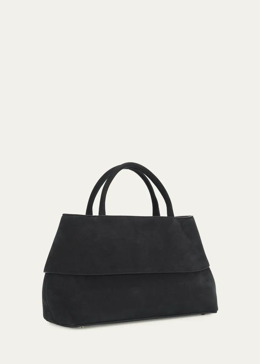 TOTEME Mercer Nubuck Leather Top-Handle Bag | Thumbnail 2 TOTEME Mercer Nubuck Leather Top-Handle Bag | Thumbnail 2