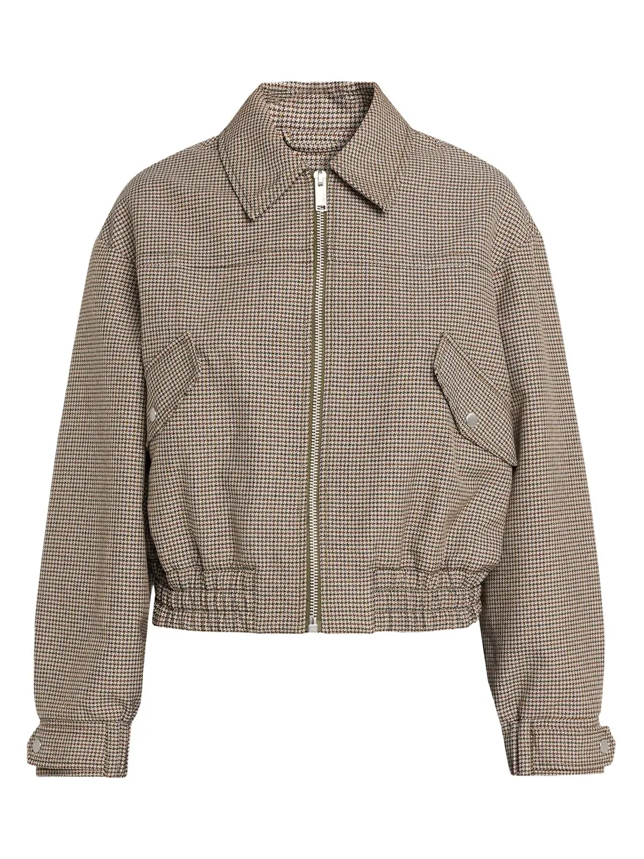 3.1 Phillip Lim Tweed Blouson Bomber Jacket