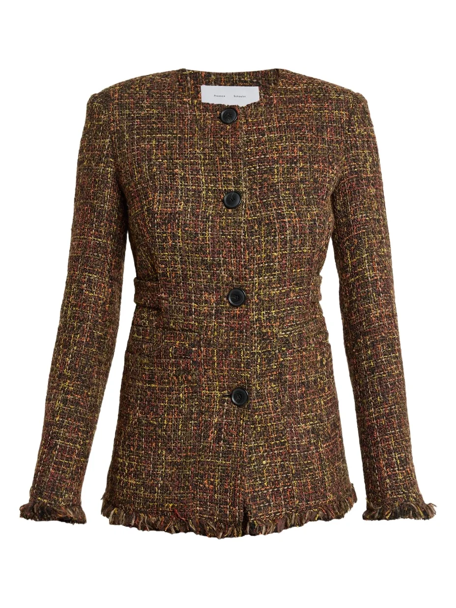 Proenza Schouler White Label Aurelia Tweed Jacket