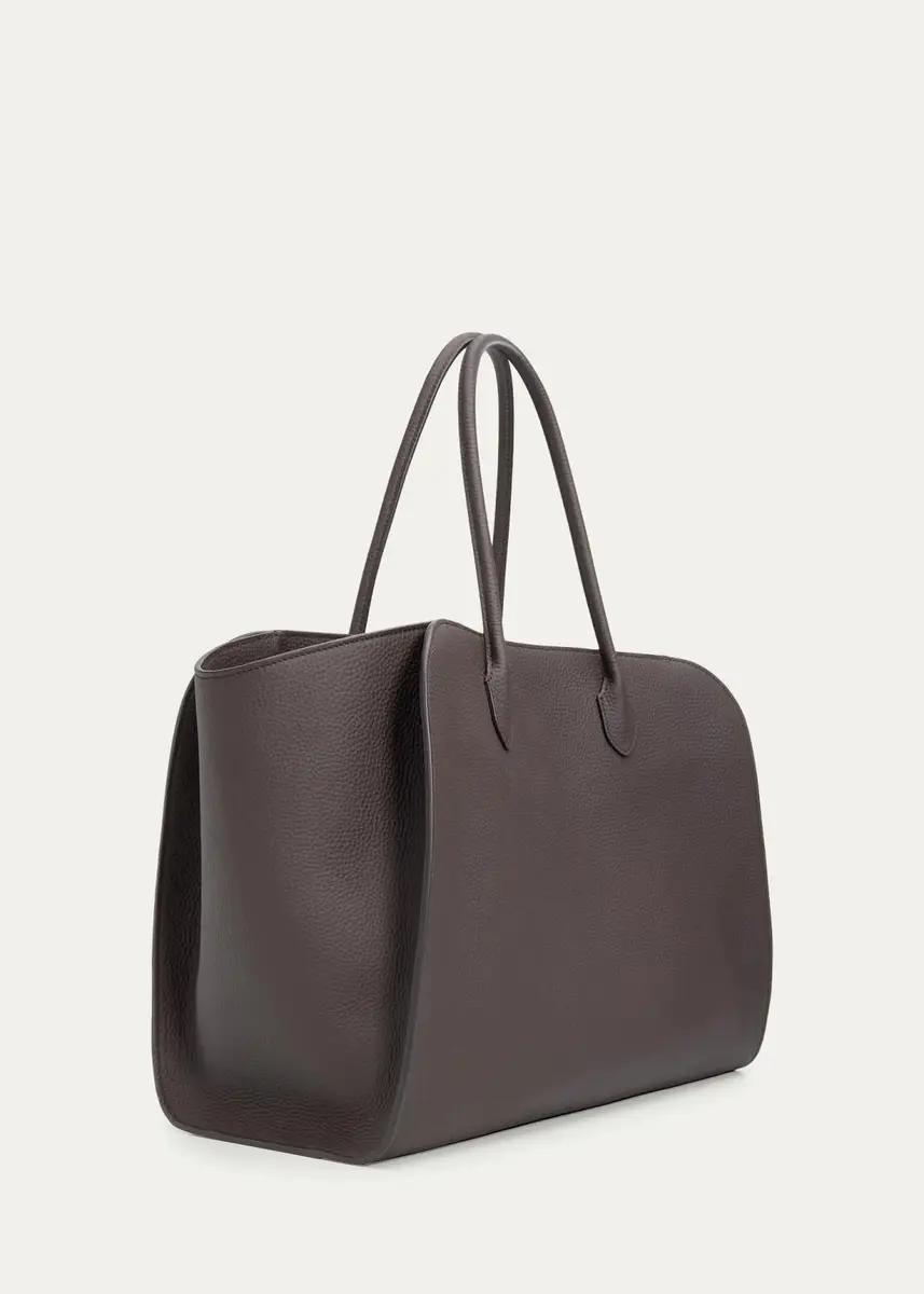 The Row Men's Marlo Grained Leather Tote Bag | Thumbnail 3 The Row Men's Marlo Grained Leather Tote Bag | Thumbnail 3