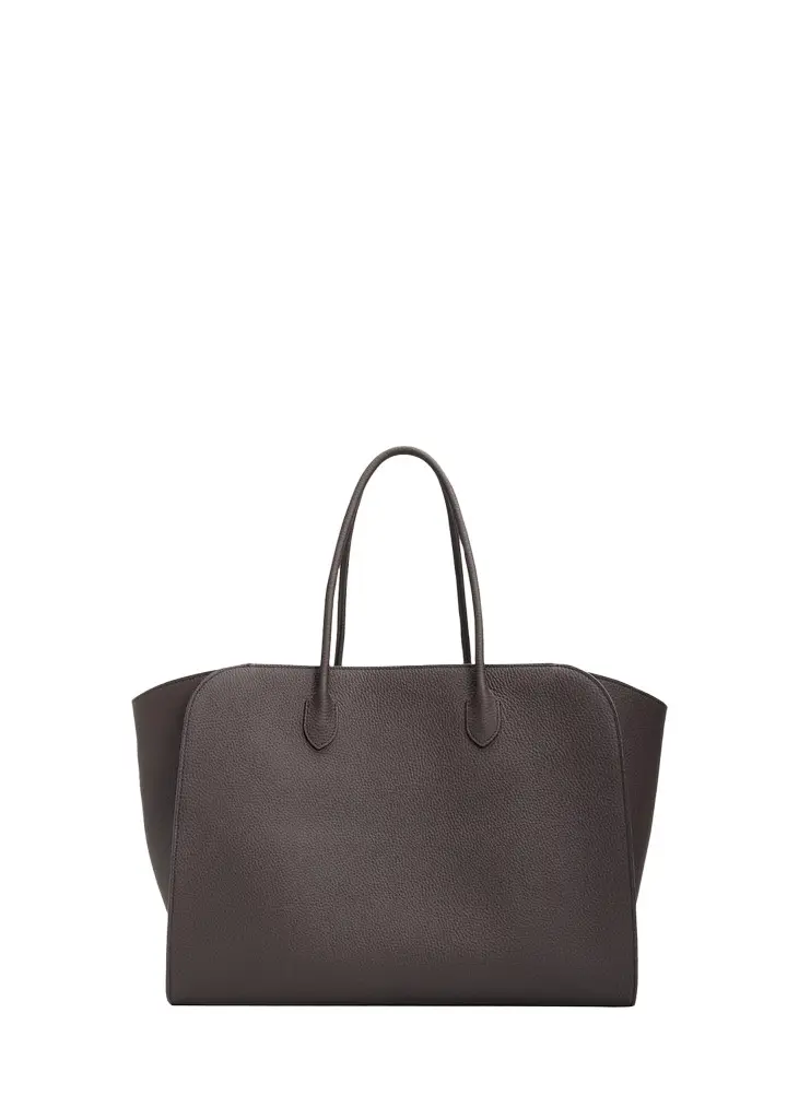 The Row Men's Marlo Grained Leather Tote Bag | Image 1 The Row Men's Marlo Grained Leather Tote Bag | Image 1
