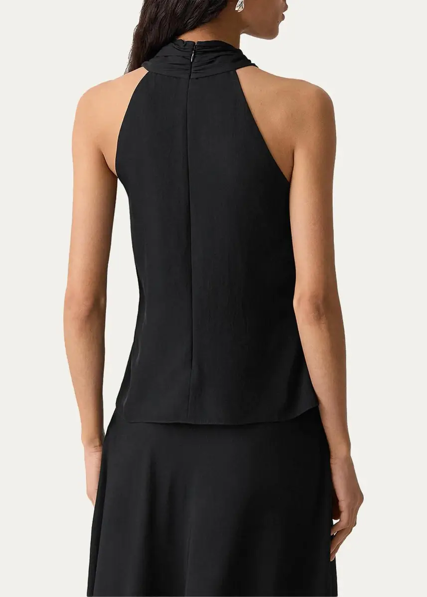 Theory Halter Solid Sleeveless Top | Thumbnail 3