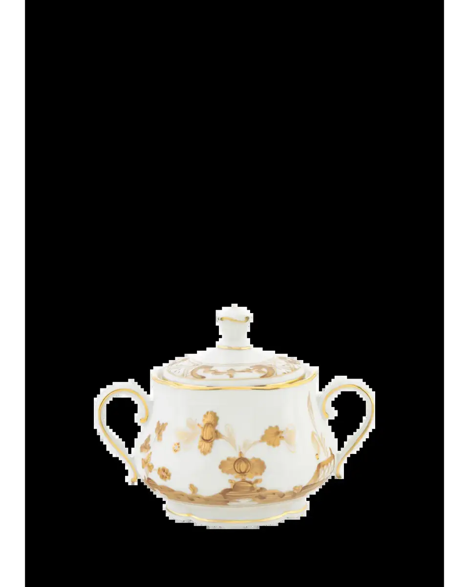 GINORI 1735 Aurum Sugar Porcelain Bowl | Thumbnail 2