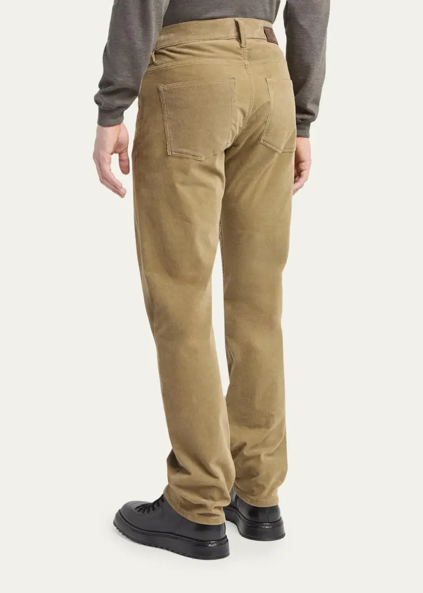 Giorgio Armani Men's Slim-Fit Corduroy Pants | Thumbnail 3