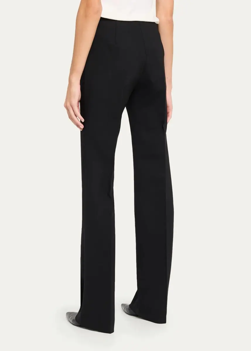 Max Mara Morata Stretch Wool Straight-Leg Pants | Thumbnail 3