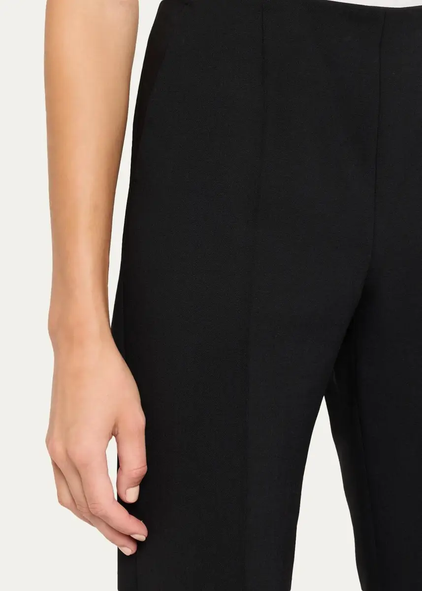 Max Mara Morata Stretch Wool Straight-Leg Pants | Thumbnail 5
