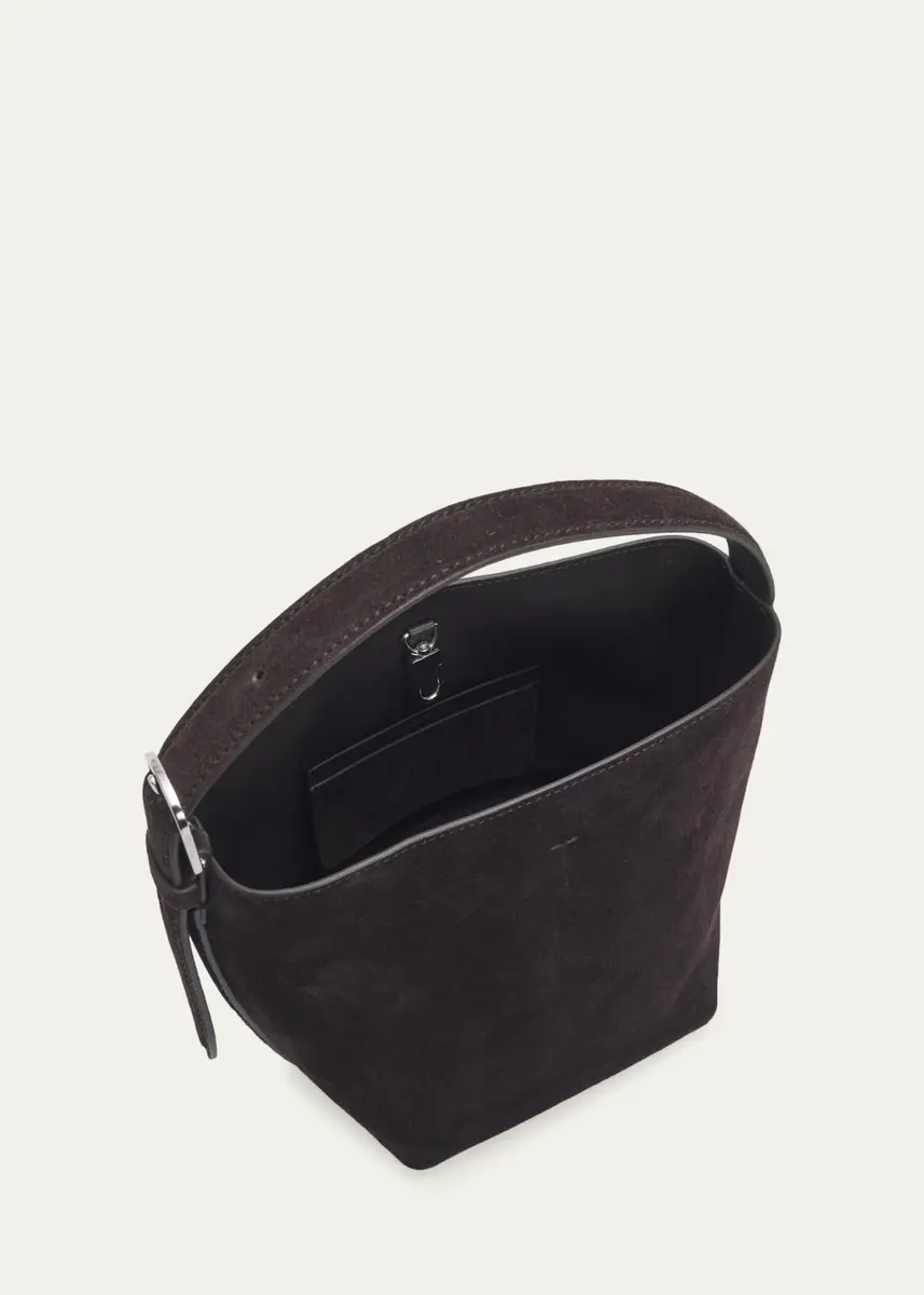 TOTEME Small Belted Suede Tote Bag | Thumbnail 3 TOTEME Small Belted Suede Tote Bag | Thumbnail 3