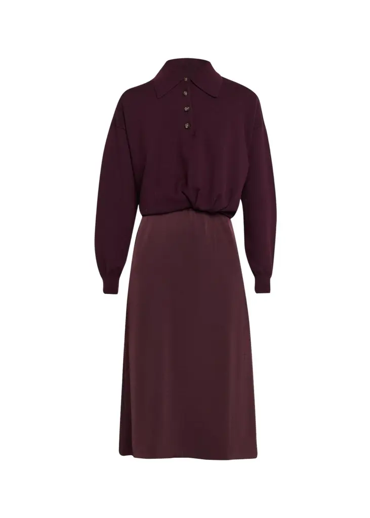 3.1 Phillip Lim Ultra-Fine Merino Wool Combo Dress | Image 1 3.1 Phillip Lim Ultra-Fine Merino Wool Combo Dress | Image 1