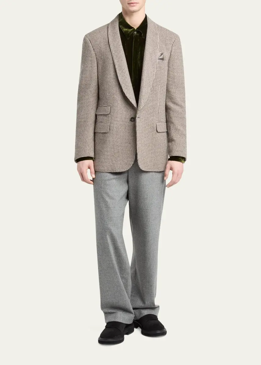 Giorgio Armani Men's Heritage Shawl-Lapel Sport Coat | Thumbnail 2 Giorgio Armani Men's Heritage Shawl-Lapel Sport Coat | Thumbnail 2