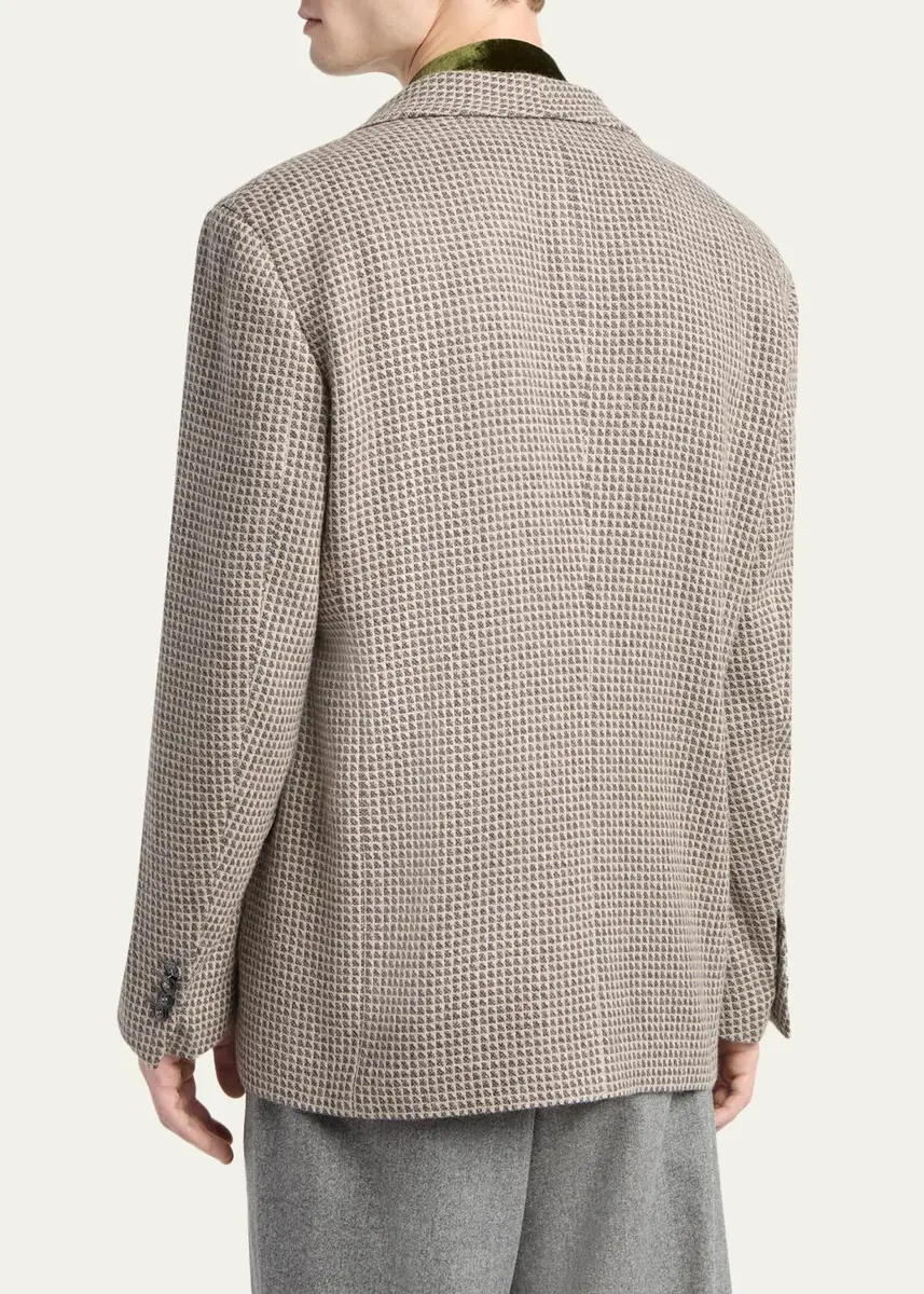 Giorgio Armani Men's Heritage Shawl-Lapel Sport Coat | Thumbnail 3 Giorgio Armani Men's Heritage Shawl-Lapel Sport Coat | Thumbnail 3