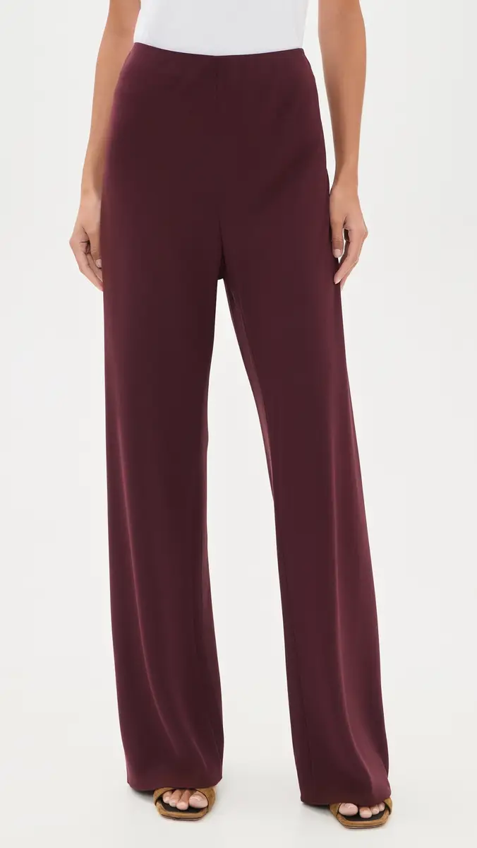 Vince Colette High Waist Crepe Bias Pants | Thumbnail 2 Vince Colette High Waist Crepe Bias Pants | Thumbnail 2