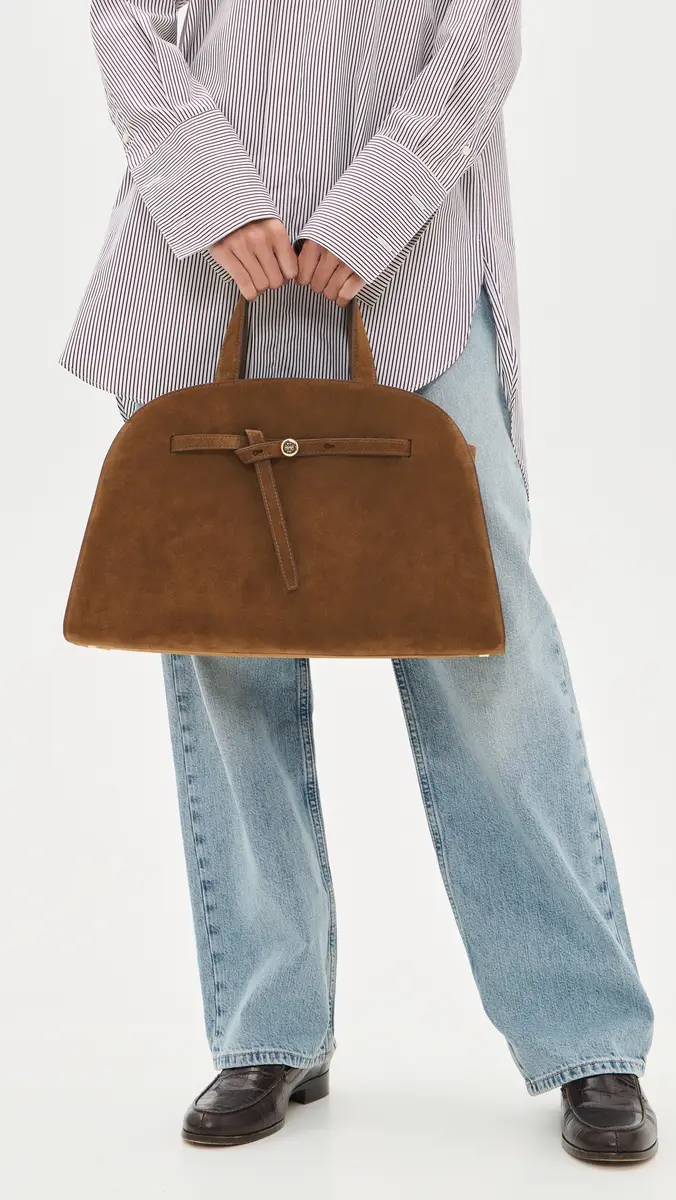 Tory Burch Romy Suede Bauletto Bag | Thumbnail 3 Tory Burch Romy Suede Bauletto Bag | Thumbnail 3