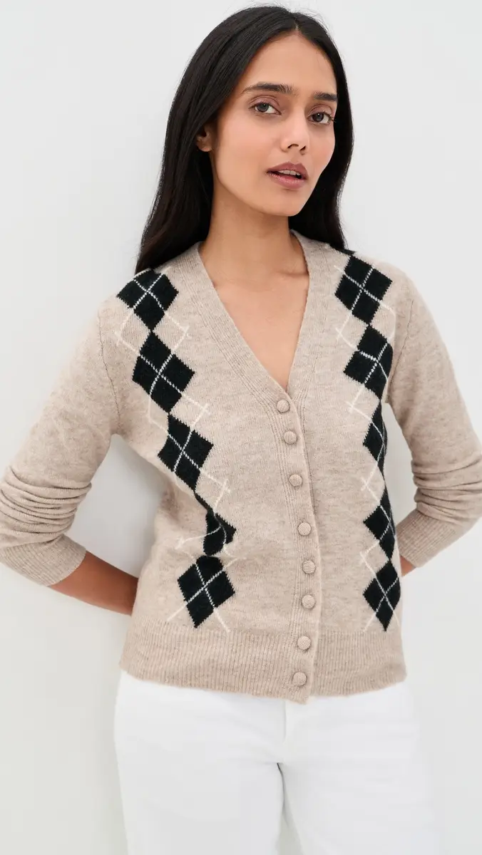 Wayf Elizabeth Argyle Sweater | Thumbnail 2 Wayf Elizabeth Argyle Sweater | Thumbnail 2
