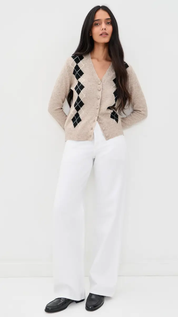 Wayf Elizabeth Argyle Sweater | Thumbnail 5 Wayf Elizabeth Argyle Sweater | Thumbnail 5