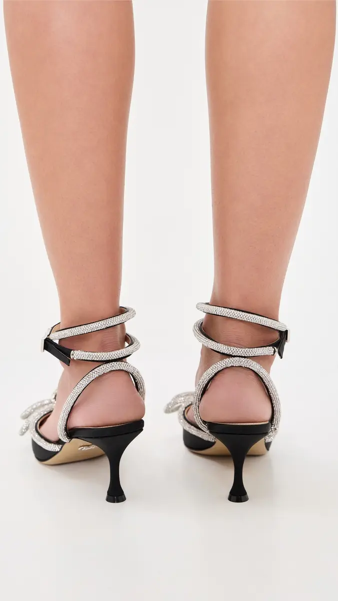Mach & Mach Double Bow Satin Pumps | Thumbnail 5 Mach & Mach Double Bow Satin Pumps | Thumbnail 5