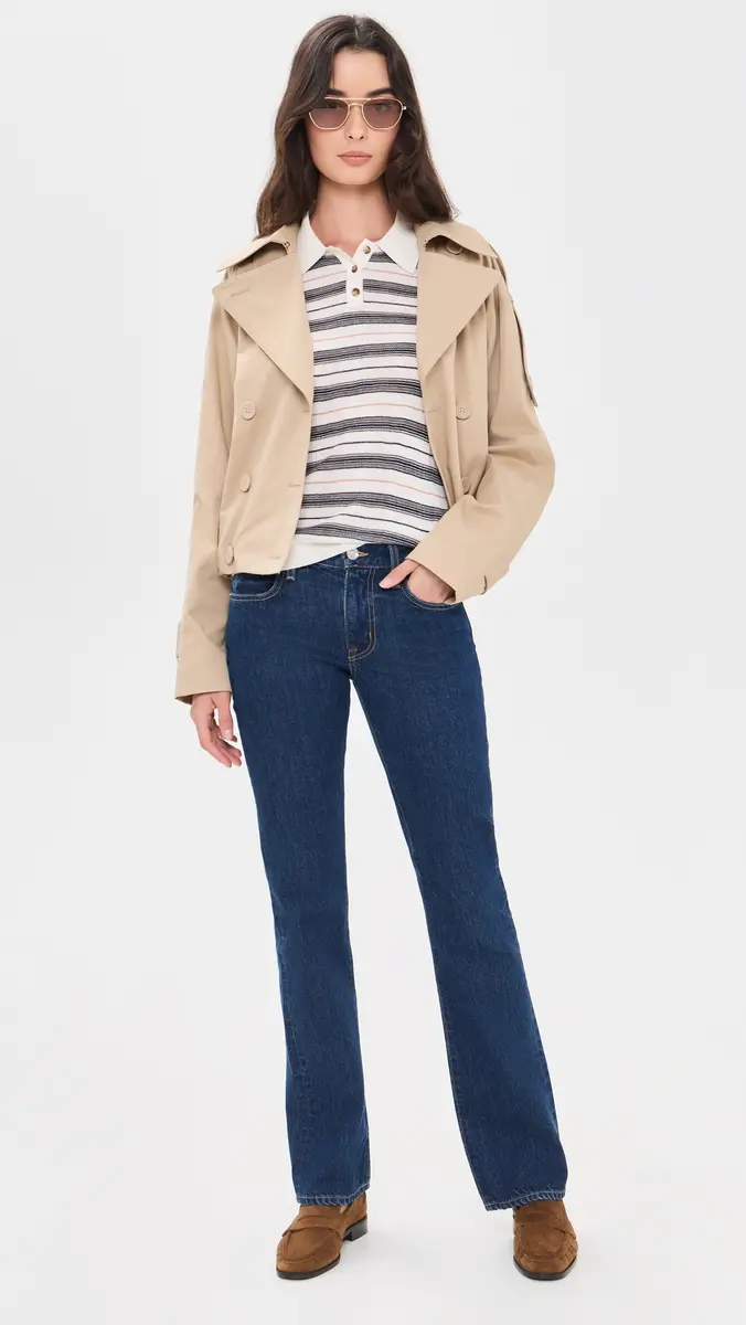 rag & bone Teresa Silk Blend Stripe Polo | Thumbnail 5 rag & bone Teresa Silk Blend Stripe Polo | Thumbnail 5