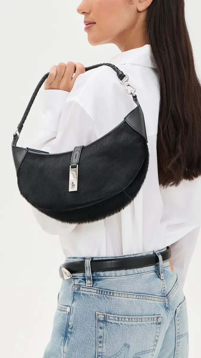 Polo Ralph Lauren ID Mini Haircalf Shoulder Bag | Thumbnail 3 Polo Ralph Lauren ID Mini Haircalf Shoulder Bag | Thumbnail 3
