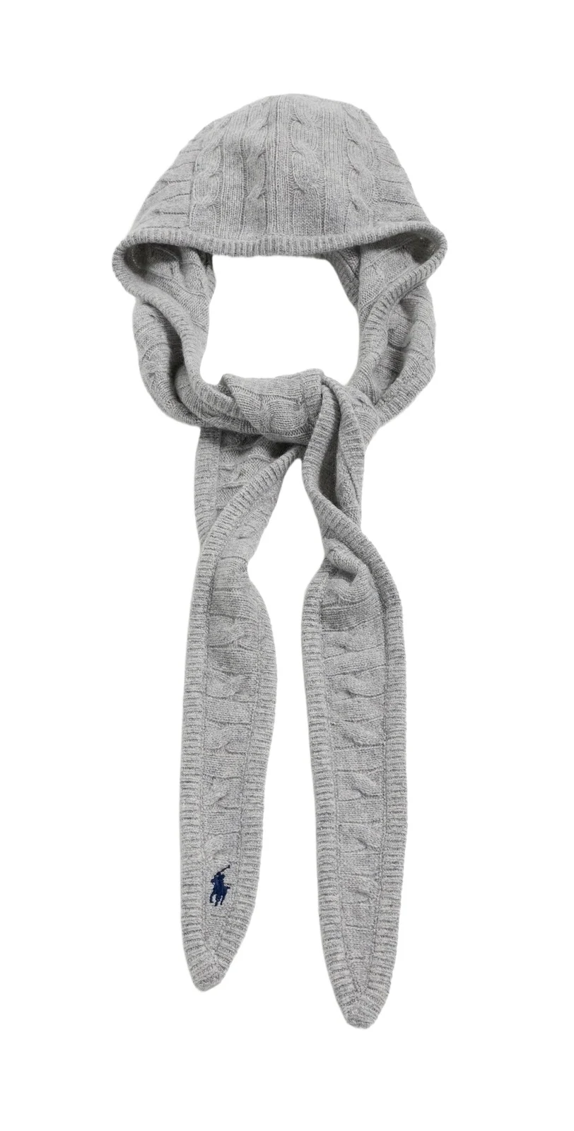 Cable Hoodie Wrap
