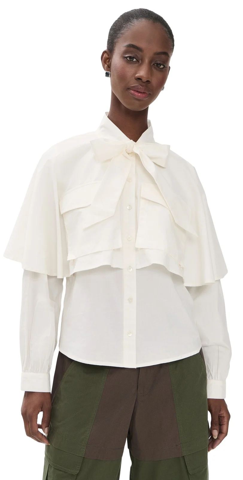 Tristan Solid Cape Top Tristan Solid Cape Top