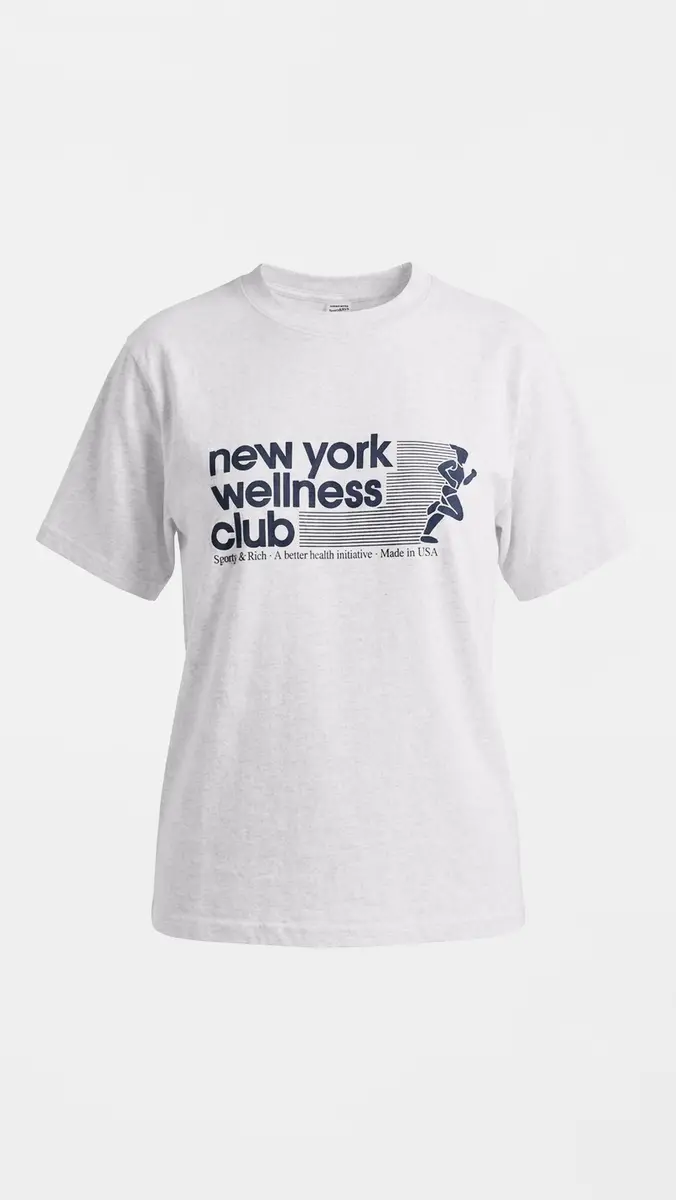Sporty & Rich USA Wellness Club Tshirt | Thumbnail 2
