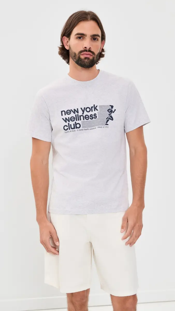 Sporty & Rich USA Wellness Club Tshirt | Thumbnail 4