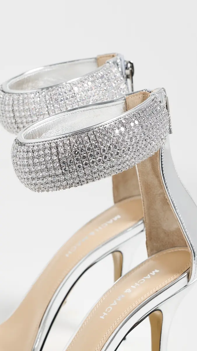 Mach & Mach She's a Lady Zircon Gioello Leather Sandals | Thumbnail 6 Mach & Mach She's a Lady Zircon Gioello Leather Sandals | Thumbnail 6
