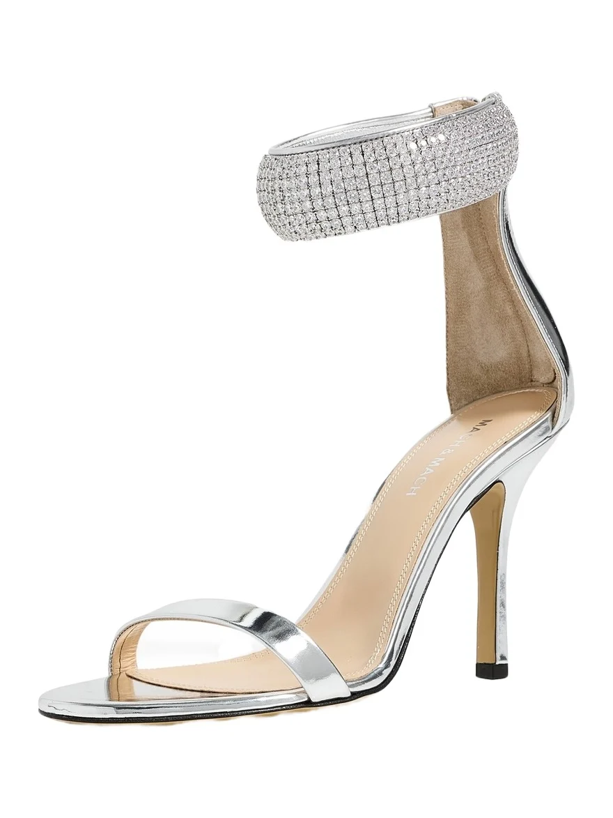 She's a Lady Zircon Gioello Leather Sandals