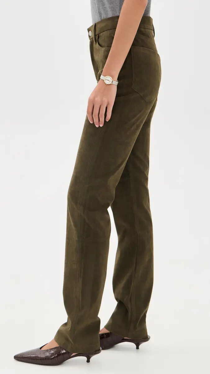 Joe's Jeans The Vegan Suede Margot Slim Pants | Thumbnail 4 Joe's Jeans The Vegan Suede Margot Slim Pants | Thumbnail 4