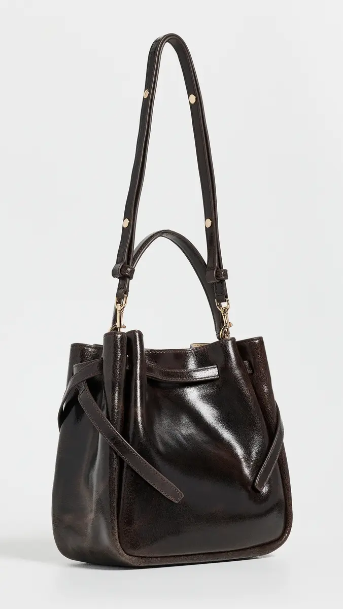 Tory Burch Romy Distressed Bucket Bag | Thumbnail 4 Tory Burch Romy Distressed Bucket Bag | Thumbnail 4