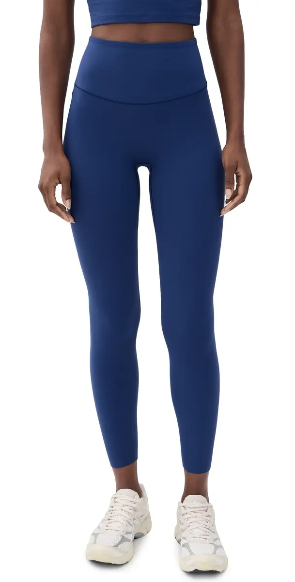 Beyond Yoga In The Zone High Waisted Midi eggings Deep Ocean | Image 1 Beyond Yoga In The Zone High Waisted Midi eggings Deep Ocean | Image 1