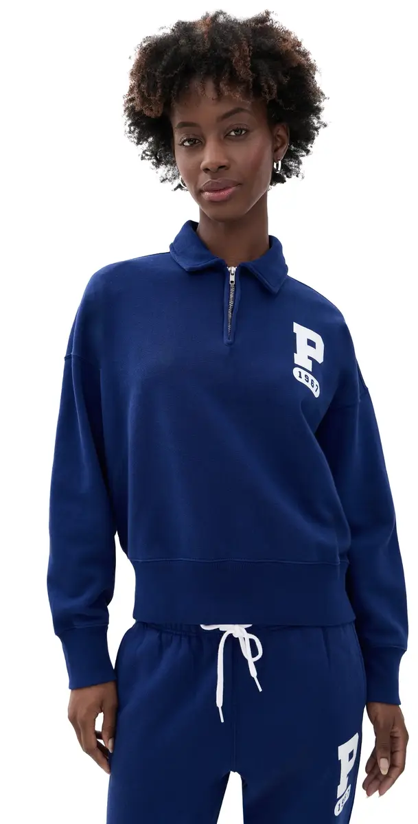 Polo Ralph Lauren Vintage Funnel Sweater Blue | Image 1 Polo Ralph Lauren Vintage Funnel Sweater Blue | Image 1