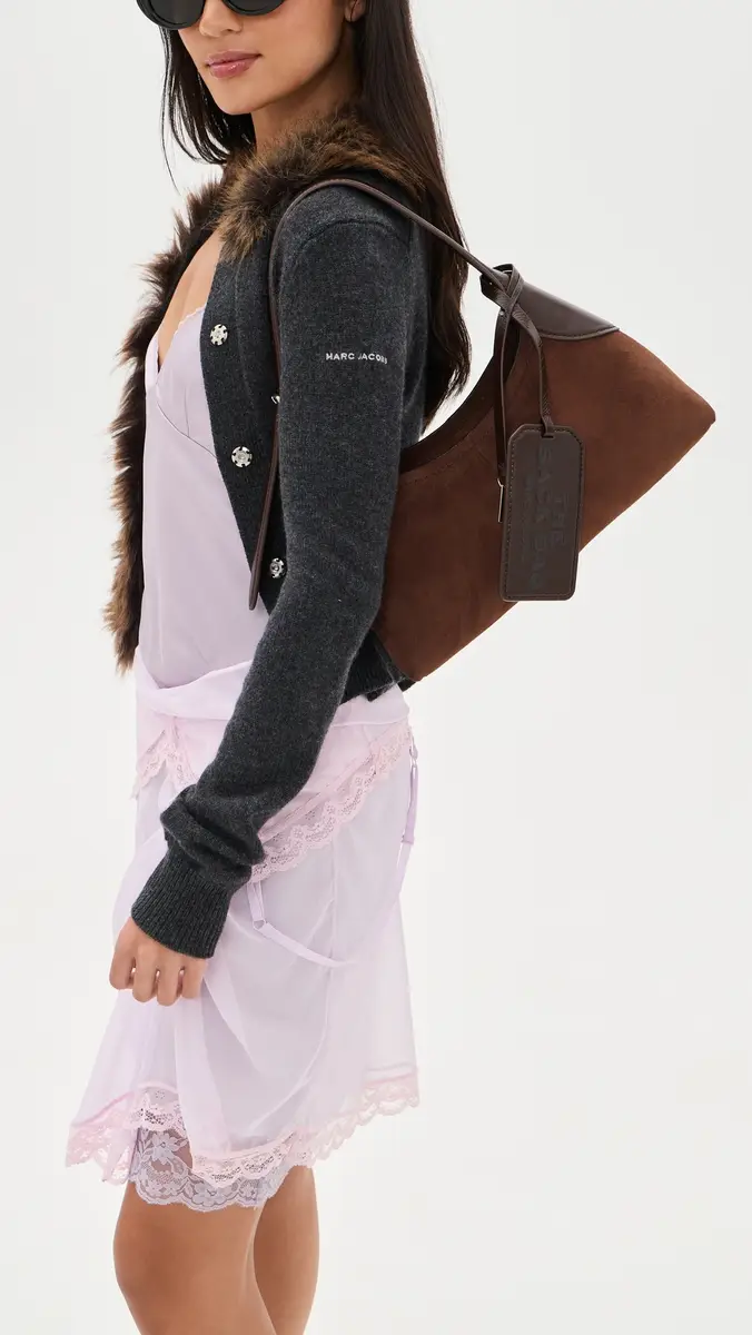 Marc Jacobs The Small Belted Suede Sack Shoulder Bag | Thumbnail 3 Marc Jacobs The Small Belted Suede Sack Shoulder Bag | Thumbnail 3