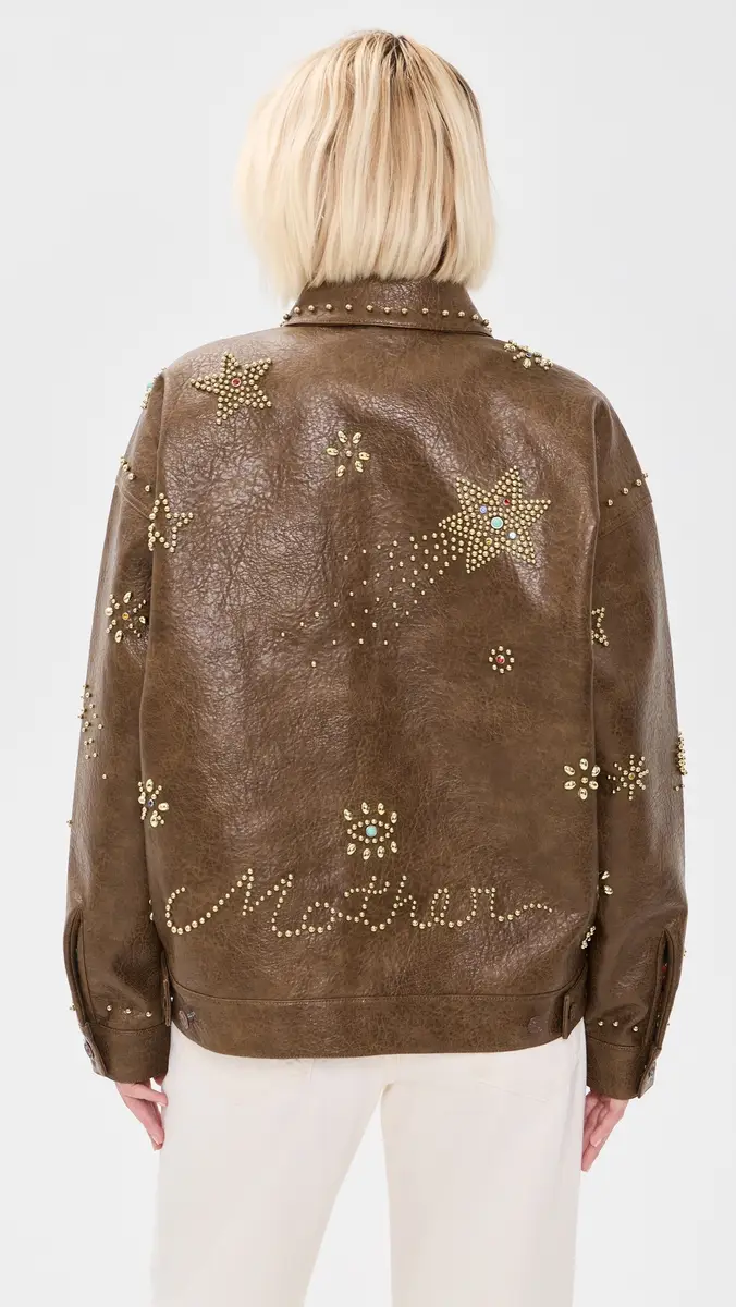 Mother The Zip It Faux Leather Jacket | Thumbnail 3 Mother The Zip It Faux Leather Jacket | Thumbnail 3