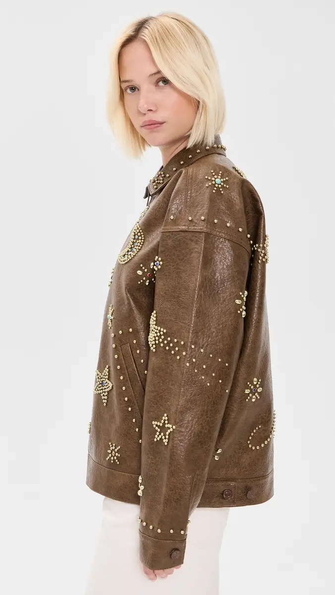 Mother The Zip It Faux Leather Jacket | Thumbnail 4 Mother The Zip It Faux Leather Jacket | Thumbnail 4