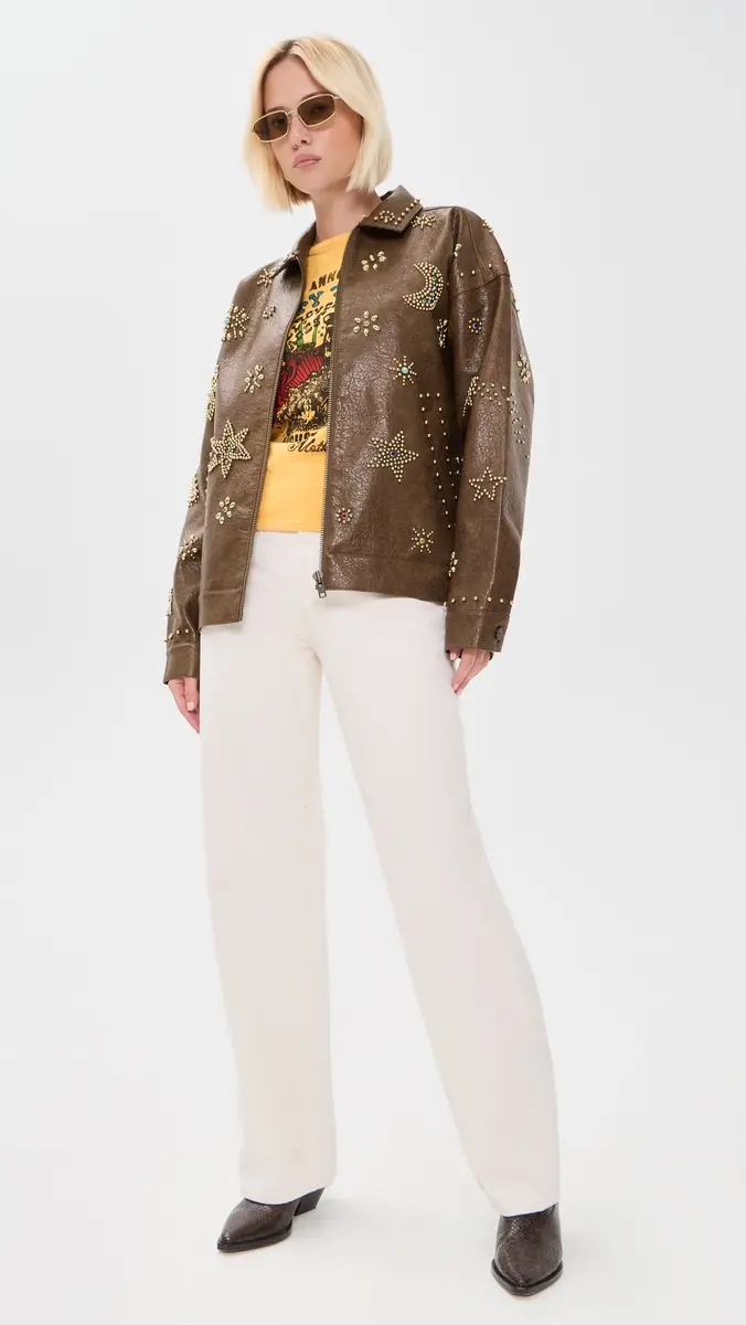 Mother The Zip It Faux Leather Jacket | Thumbnail 5 Mother The Zip It Faux Leather Jacket | Thumbnail 5