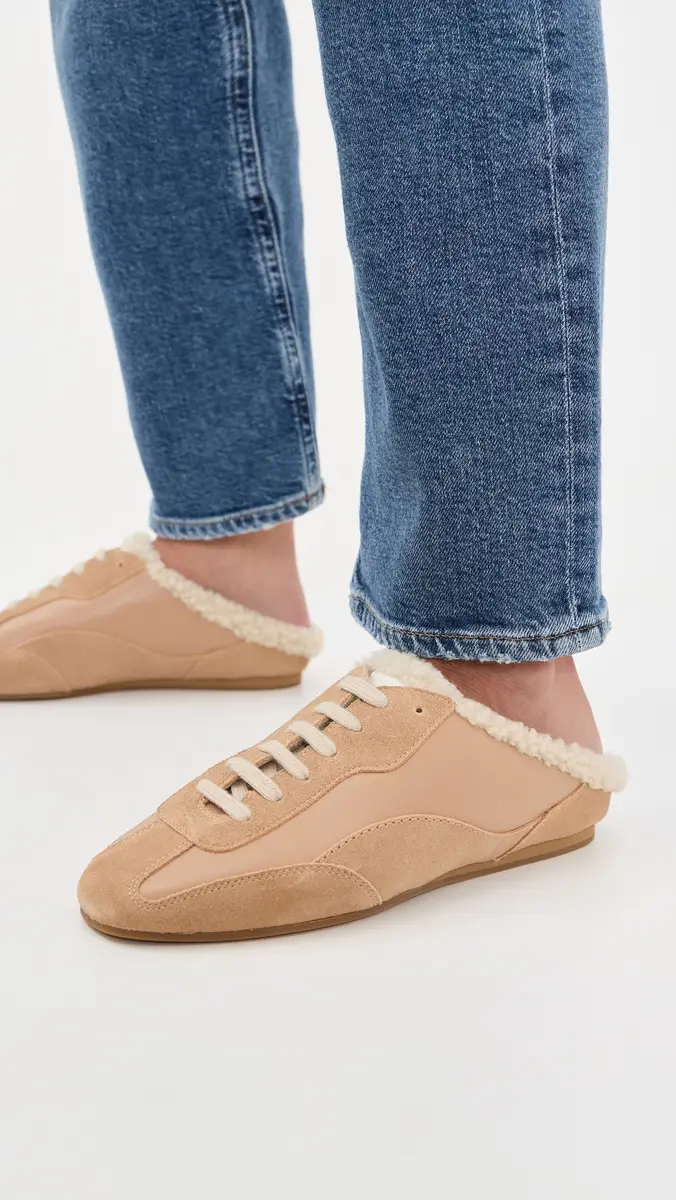 Simkhai Georgie Shearling Slip On Sneakers | Thumbnail 3 Simkhai Georgie Shearling Slip On Sneakers | Thumbnail 3