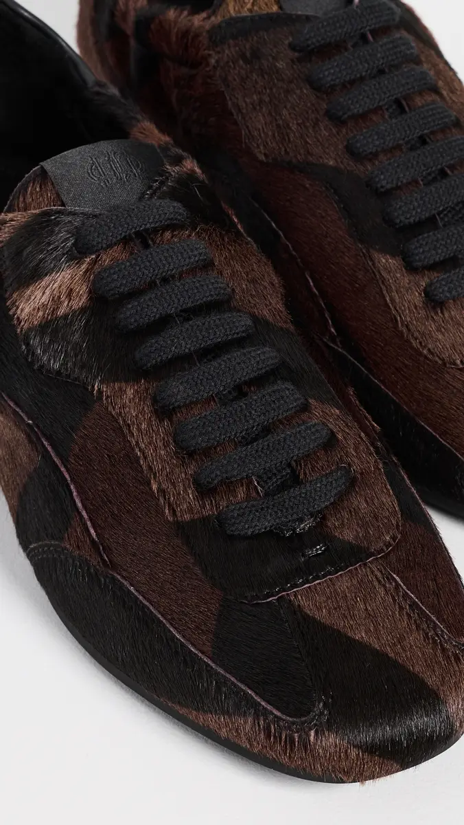 Simkhai Georgie Elasticized Fur Sneakers | Thumbnail 6