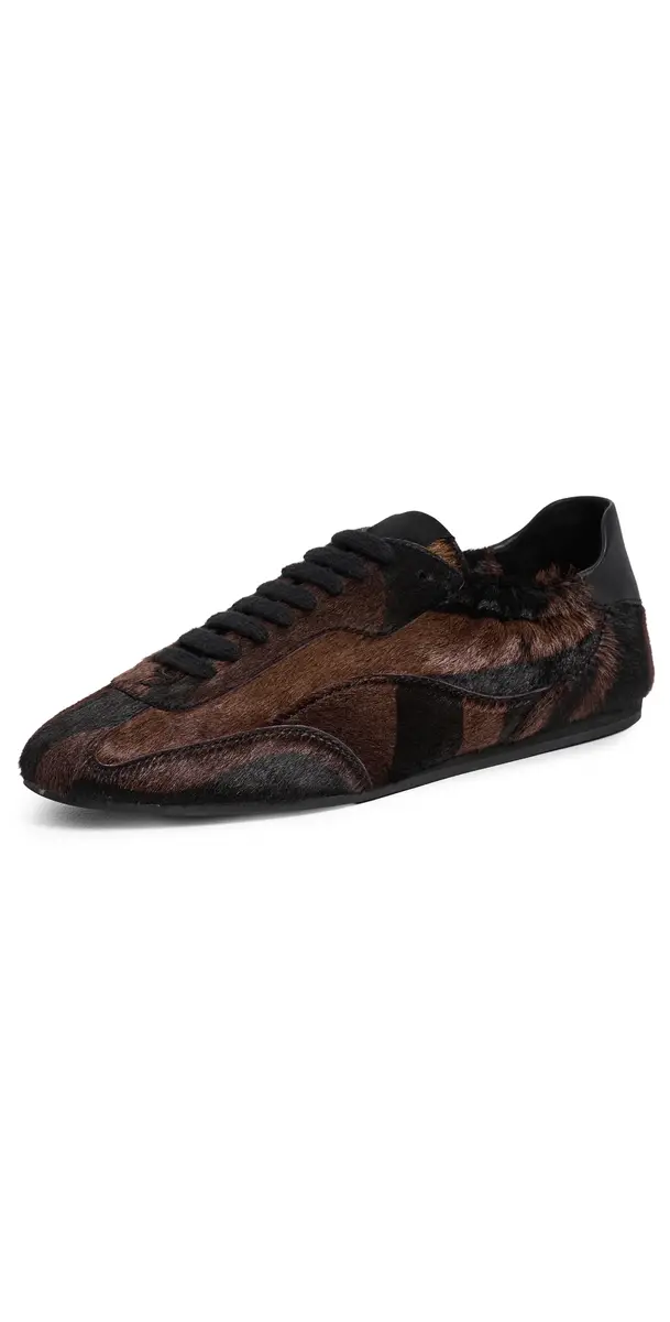 Simkhai Georgie Elasticized Fur Sneakers