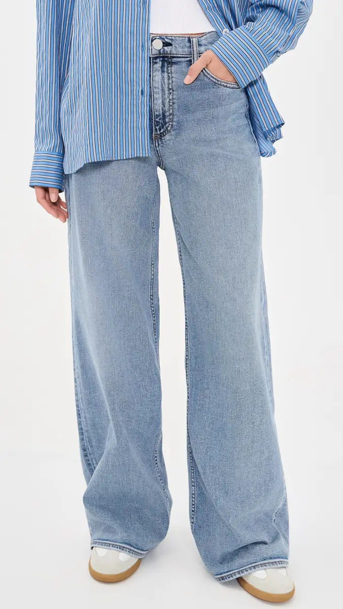 rag & bone Stretch Featherweight Sofie High Rise Wide Leg Jeans | Thumbnail 2 rag & bone Stretch Featherweight Sofie High Rise Wide Leg Jeans | Thumbnail 2