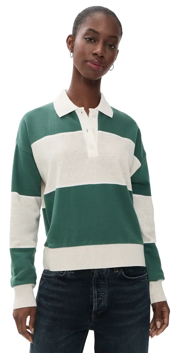 Z Supply Study Break Polo Sweatshirt