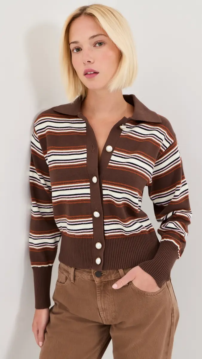 LE BOP Beck Long Sleeve Cardigan | Thumbnail 2