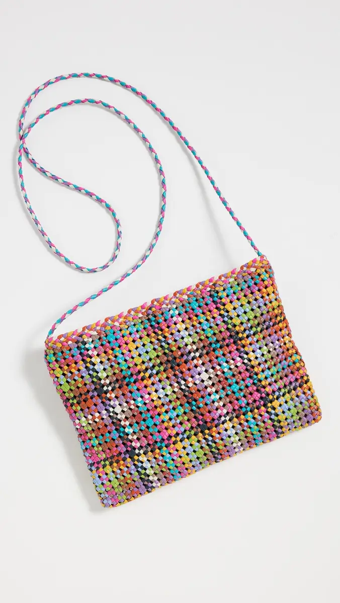 Dragon Diffusion Multi Flower Pochette with Strap Multi | Thumbnail 2 Dragon Diffusion Multi Flower Pochette with Strap Multi | Thumbnail 2